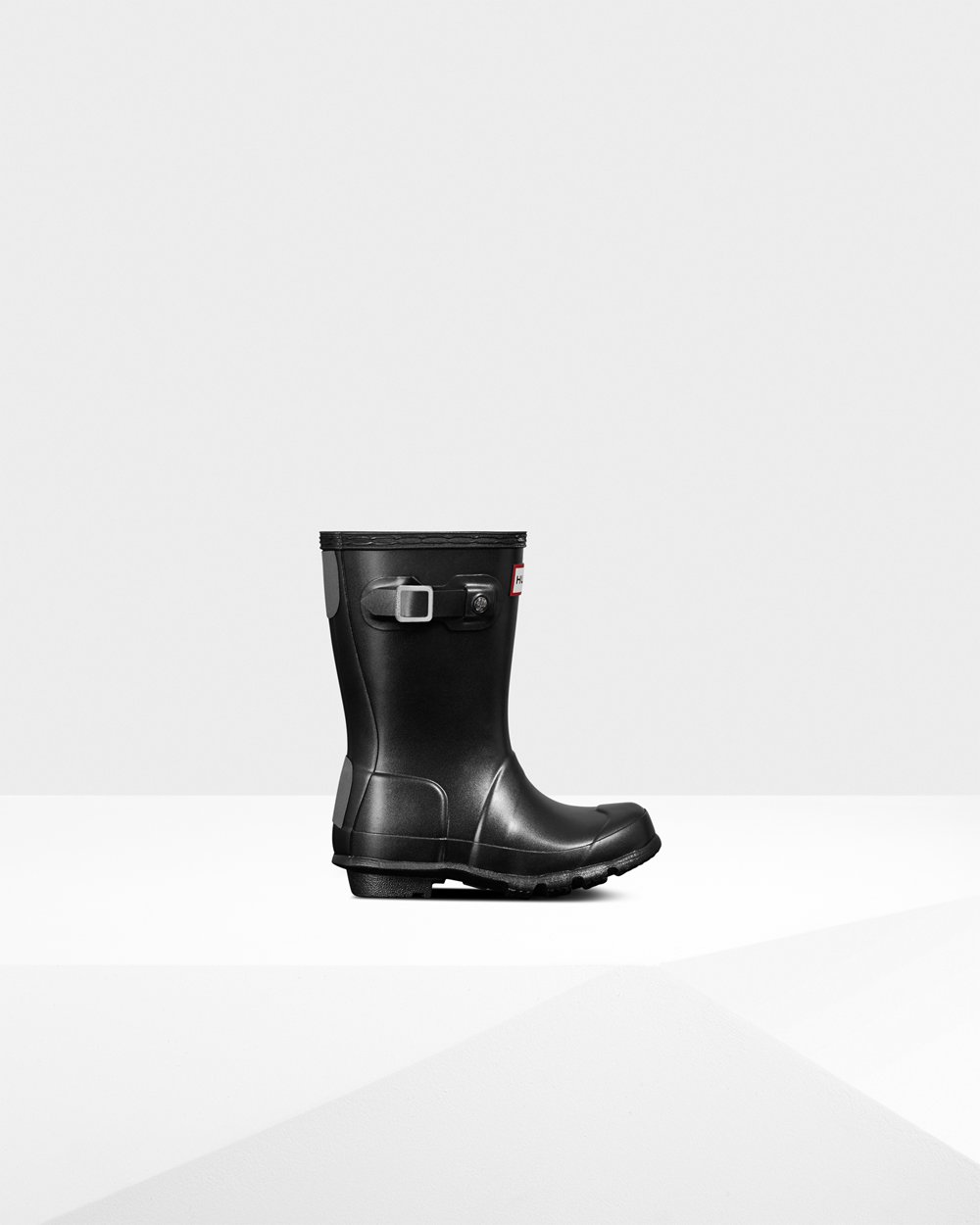 Kids Hunter Original Little Pearlized | Rain Boots Black | NZ-27519-ROTI